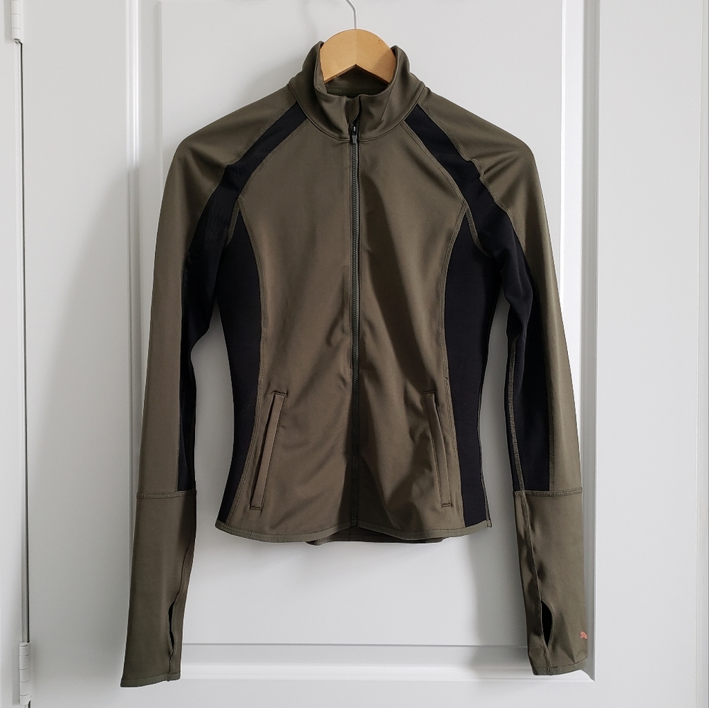 PUMA Full Zip Activewear Jacket with Mesh - Size S
